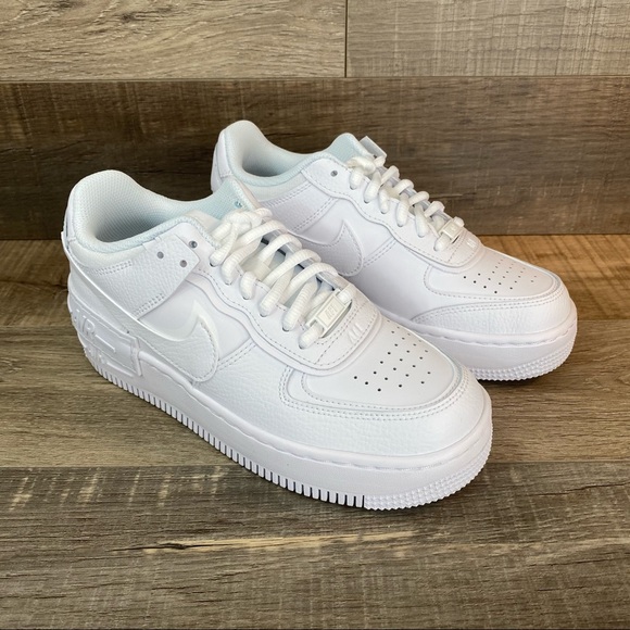 Nike Shoes - Nike Womens Air Force 1 Shadow ‘Triple White’